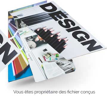 design fichier Vous êtes propriétaire des fichiers conçus