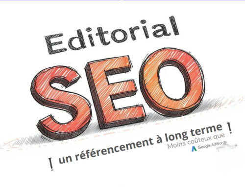 Le référencement éditoriale, un référencement à long terme,  moins couteux que Adwords